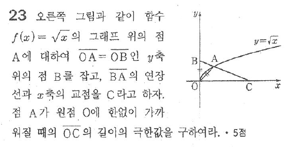 
		                            		
		                            			[김포고][고2][프린트][03]함수극한 - 23번  문제 
		                            		
		                            		
						                       	
						                       		#그래프에서 일반항 구한 후 극한값 계산 
						                       	
					                       	
					                       	
						                       	
						                       		#수학II>극한>함수의 극한 
						                       	
					                       	
		                            	